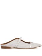 Malone Souliers Maureen Mule Ballerinas - Silver