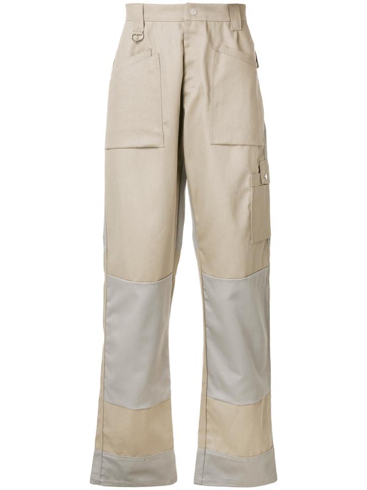 Gmbh Panelled Trousers - Nude & Neutrals