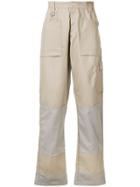 Gmbh Panelled Trousers - Nude & Neutrals
