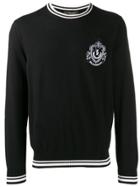 Billionaire Embroidered Logo Sweatshirt - Black