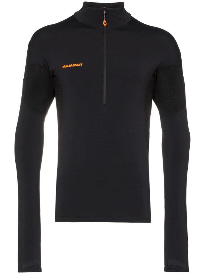 Mammut Delta X Black Moench Half Zip Base Layer Top