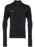 Mammut Delta X Black Moench Half Zip Base Layer Top