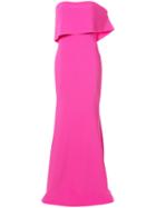 Likely - Strapless Gown - Women - Polyester/spandex/elastane/rayon - 0, Pink/purple, Polyester/spandex/elastane/rayon