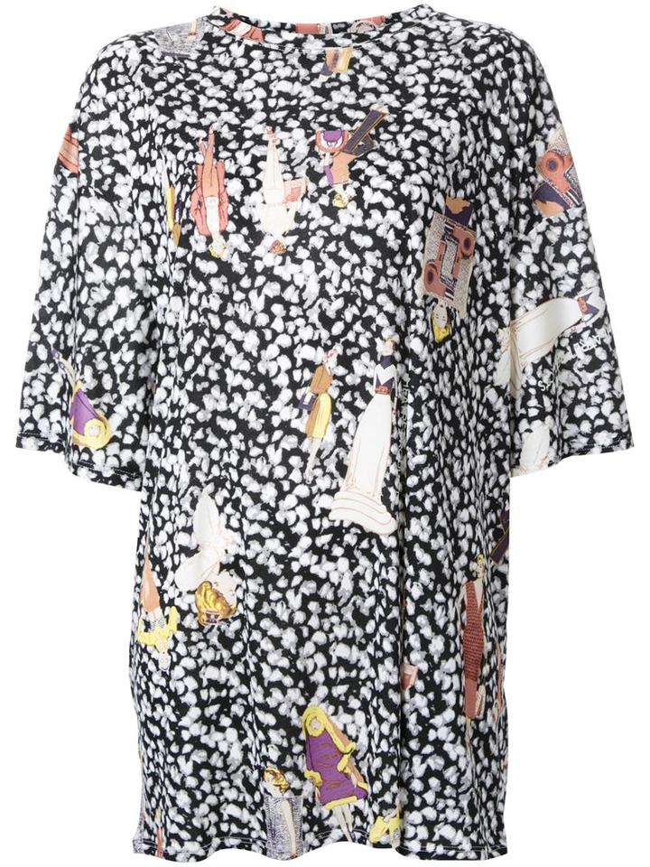 Theatre Products Multiple Prints T-shirt, Women's, Black, Tactel