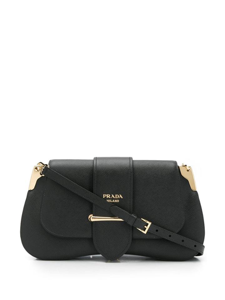 Prada Sidonie Medium Shoulder Bag - Black