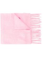 Gucci Loved Cashmere Blend Scarf - Pink