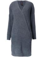 Miharayasuhiro Open Cardi-coat, Women's, Size: 38, Grey, Wool