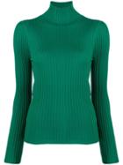 Plan C Polo Neck Sweater - Green