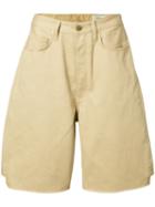 Ex Infinitas - Wide Chino Shorts - Men - Cotton - 32, Brown, Cotton