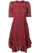 See By Chloé Lace Midi Dress - Red