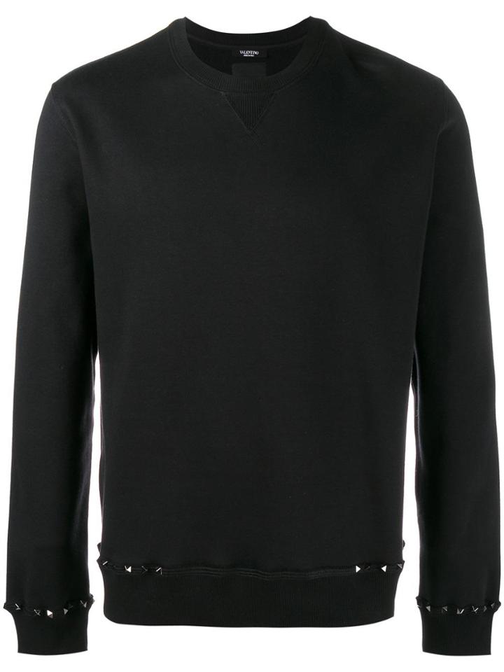 Valentino Rockstud Sweatshirt - Black