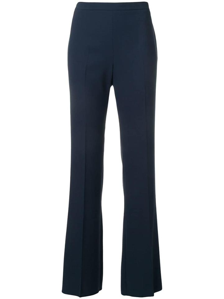 Emporio Armani Tailored Flare Trousers - Blue