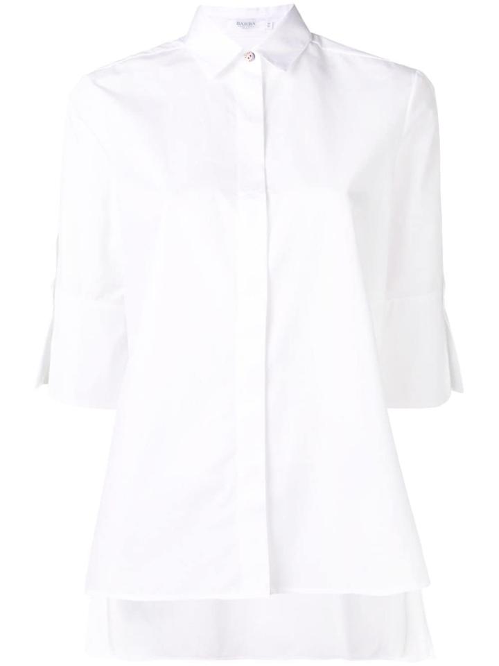 Barba Button-up Blouse - White