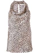 L'autre Chose Leopard Print Top - Neutrals