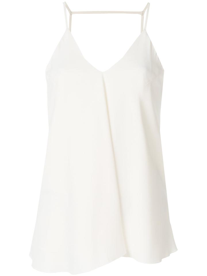 Dondup Spagetti Strap Top - White