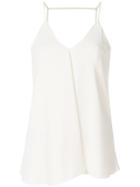 Dondup Spagetti Strap Top - White