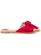 Paloma Barceló Geranio Espadrille Mules - Red