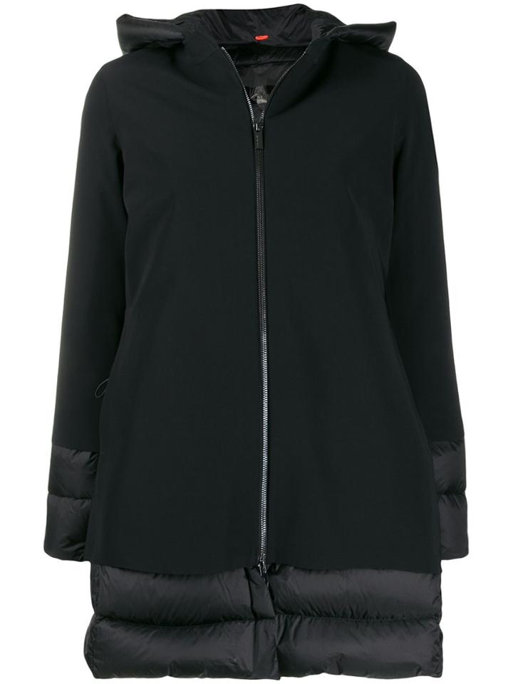 Rrd Zipped Up Puffer Coat - Black