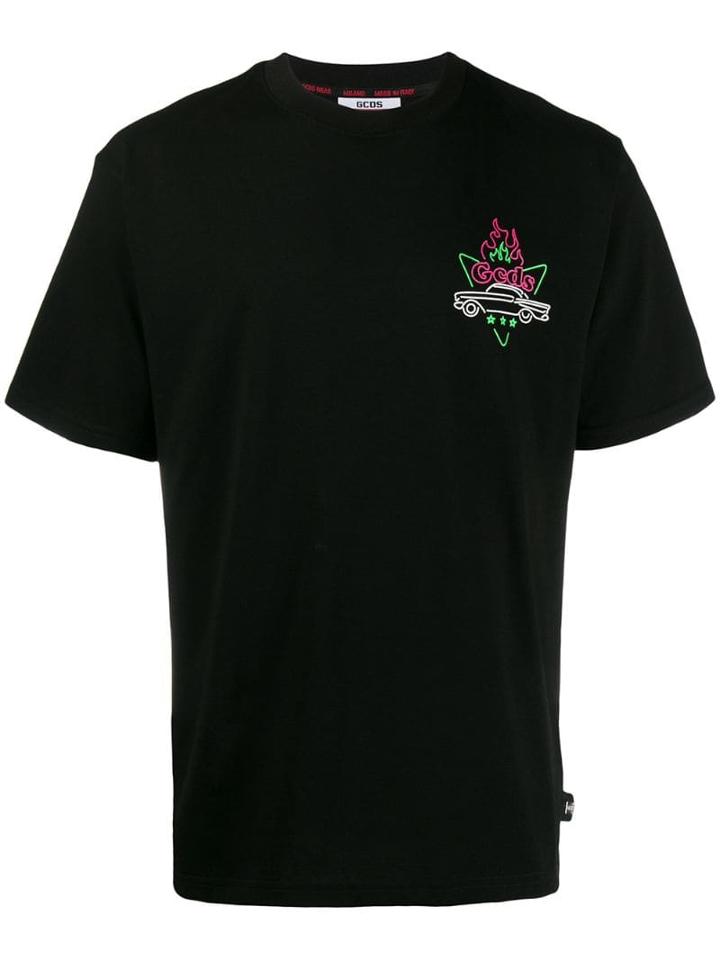 Gcds Printed Ride T-shirt - Black