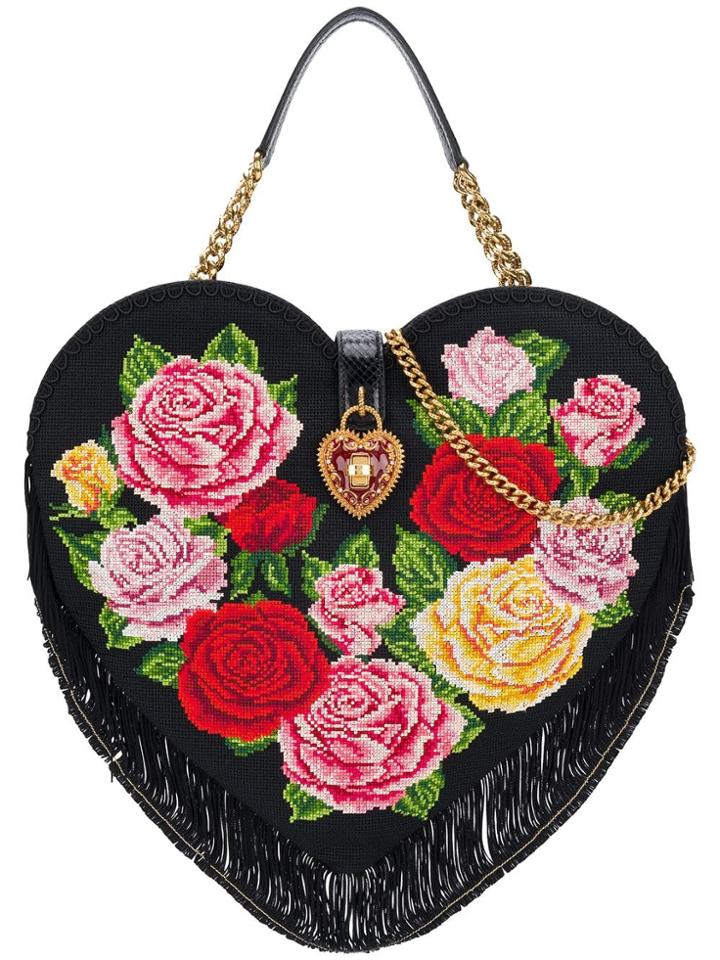 Dolce & Gabbana My Heart Shoulder Bag - Black