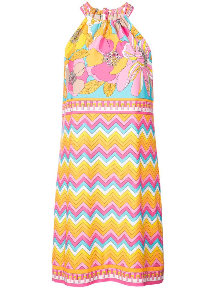 Trina Turk Norder Printed Halter Dress - Multicolour