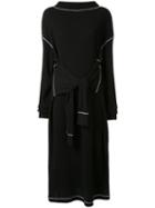 G.v.g.v. Stitch Detail Dress - Black