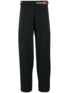 Barena Slouched Tailored Trousers - Black