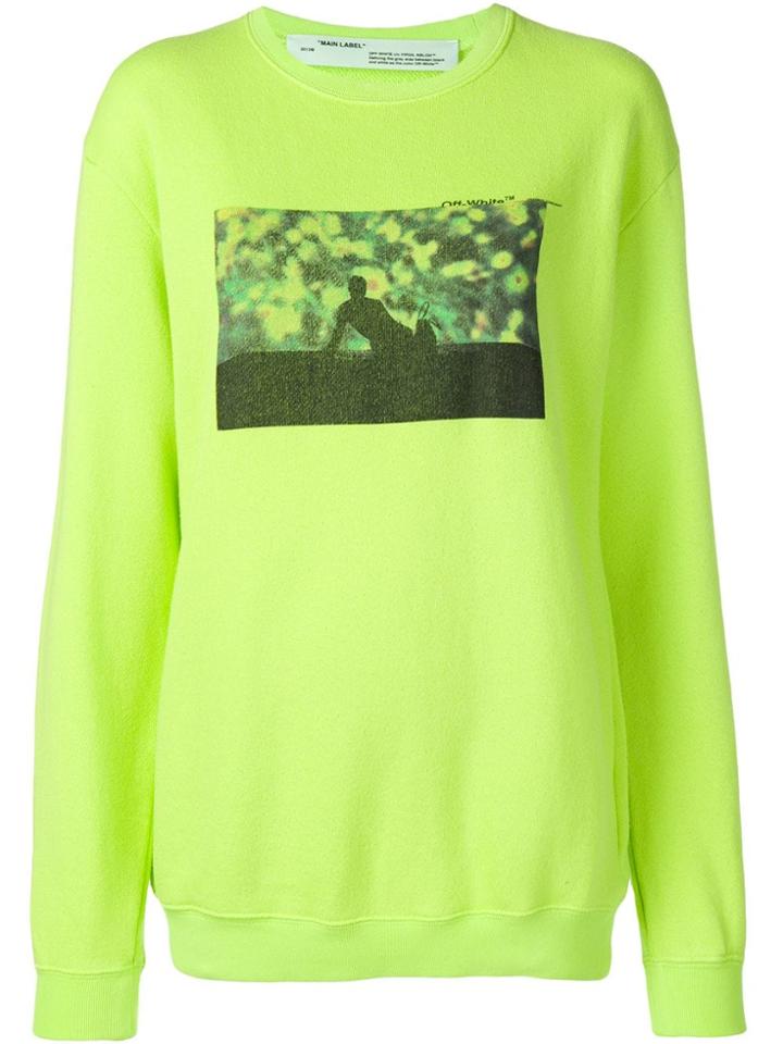 Off-white Graphic Design Sweater - Yellow