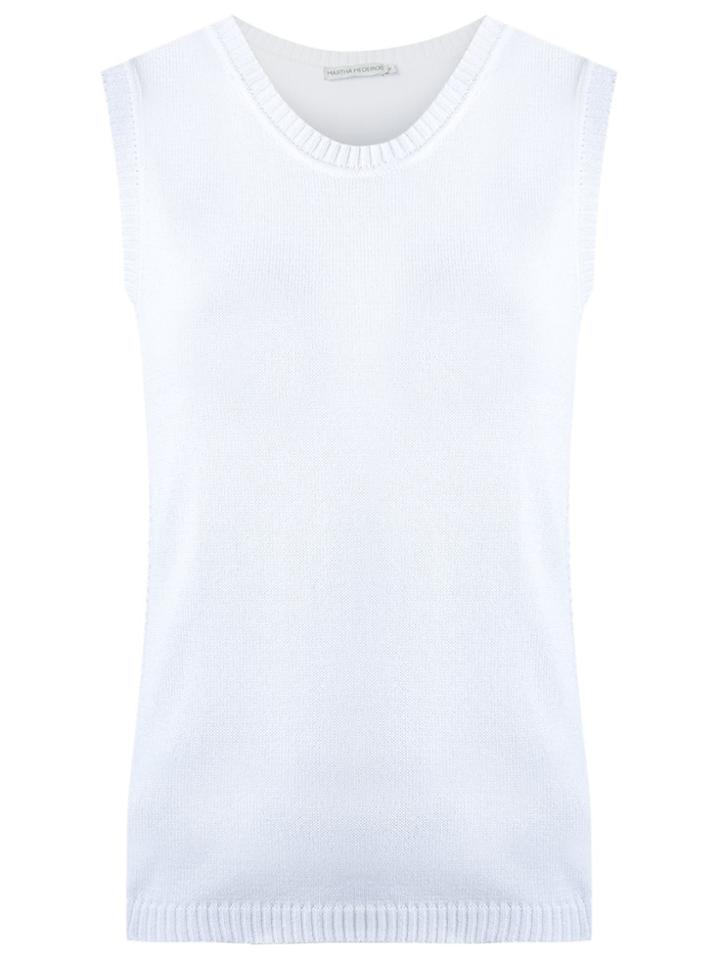 Martha Medeiros Knit Tank Top - White