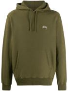 Stussy Embroidered Logo Hoodie - Green