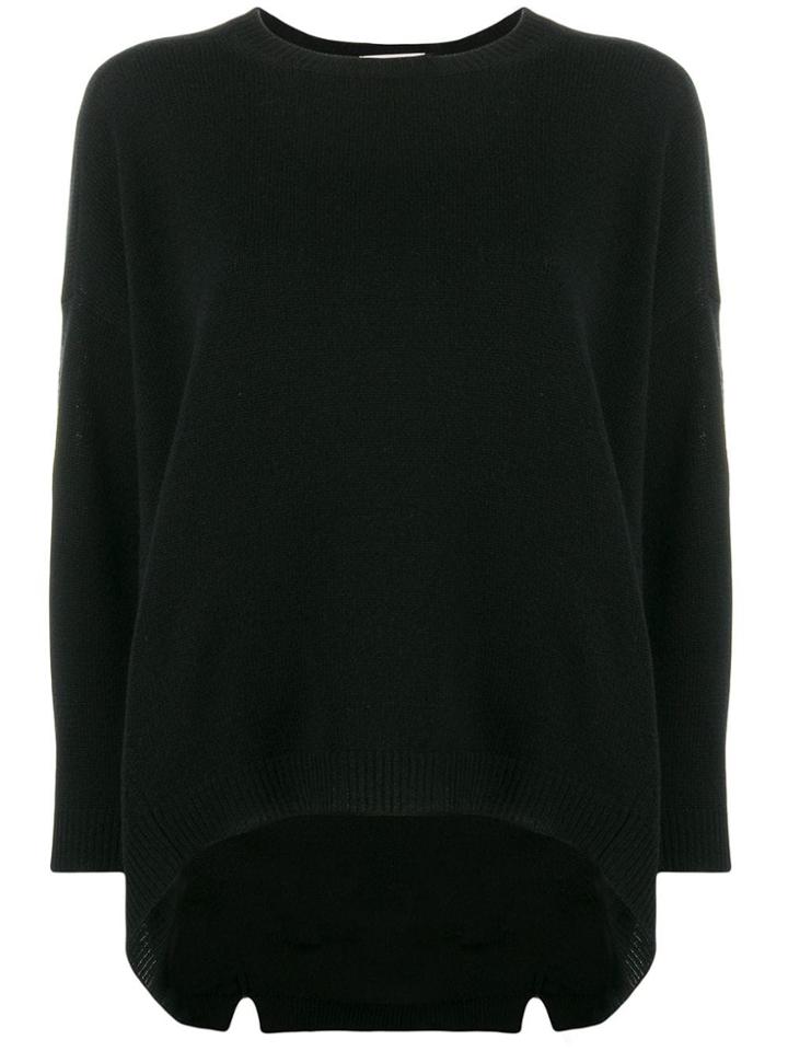 Valentino Oversized Cashmere Knit Jumper - Black