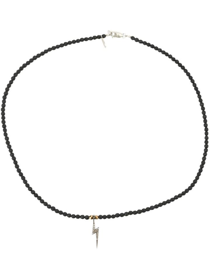 Catherine Michiels Beaded Necklace, Women's, Black