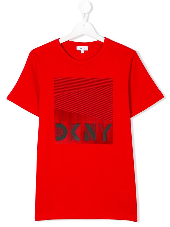 Dkny Kids Logo Print T-shirt - Red