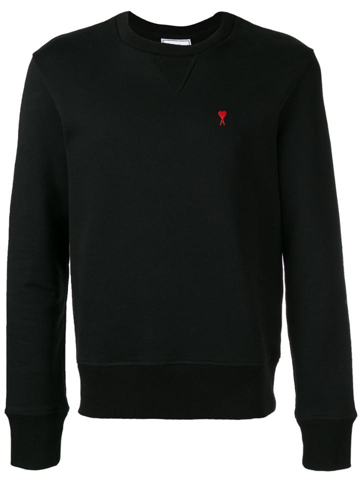 Ami Alexandre Mattiussi Ami De Couer Sweatshirt - Black
