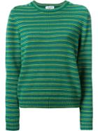 Sonia Rykiel Cashmere Striped Pullover - Green
