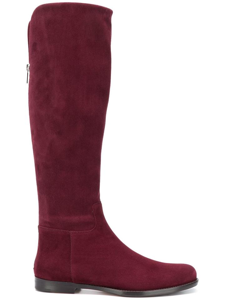 Unützer Knee High Boots - Red