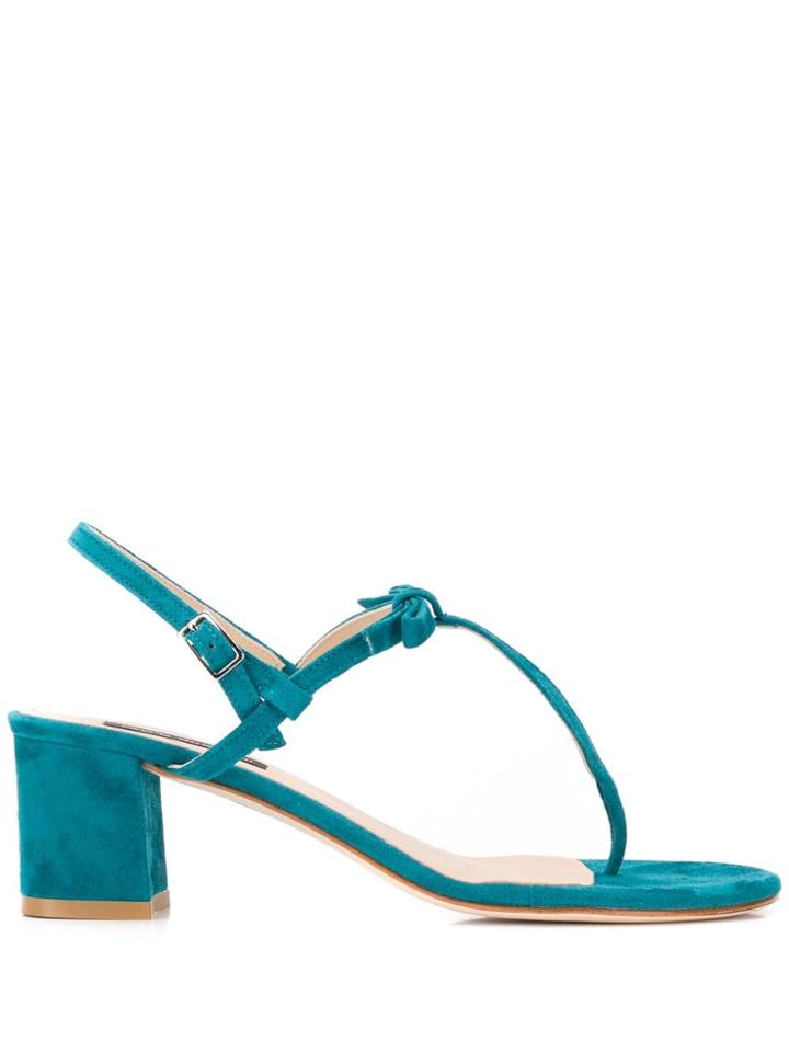 Fabio Rusconi Block Heel Sandals - Blue