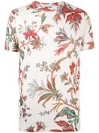 Mcq Alexander Mcqueen - Floral Embroidered T-shirt - Men - Cotton - L, Nude/neutrals, Cotton