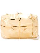Benedetta Bruzziches Package Small Clutch, Women's, Grey, Brass