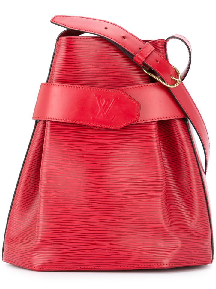 Louis Vuitton Vintage Depaule Pm Shoulder Bag - Red