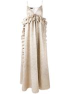 Rochas - Floral Jacquard Gown - Women - Silk/polyester - 42, Nude/neutrals, Silk/polyester