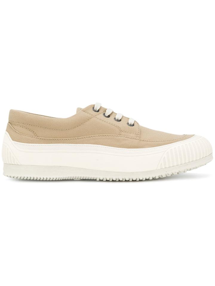Hogan Flat Sole Sneakers - Nude & Neutrals