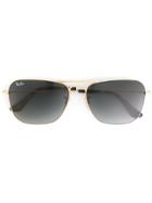 Ray-ban Rectangular Frame Sunglasses - Metallic