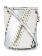 Proenza Schouler Mini White Silver Hex Bucket Bag