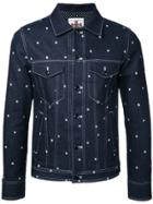 Education From Youngmachines Stars Print Denim Jacket - Blue