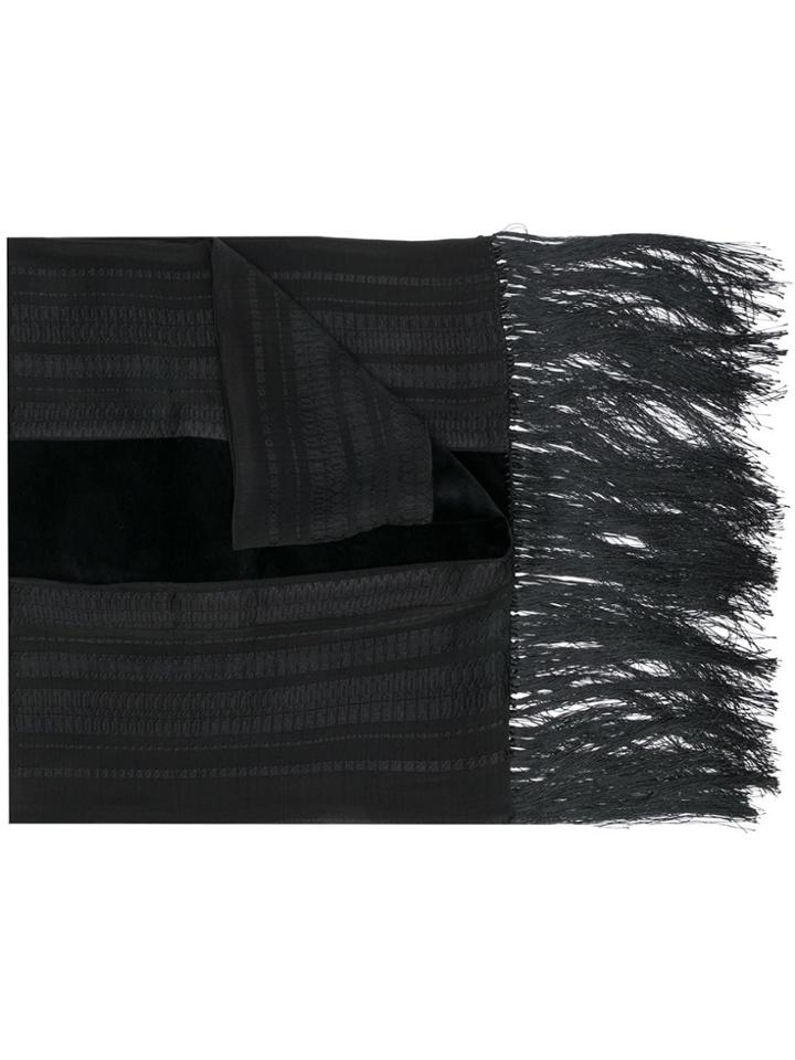 Zeus+dione Long Scarf - Black