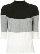 Des Prés Colour Block Jumper - Multicolour