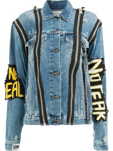 Faith Connexion No Fear Denim Jacket - Blue