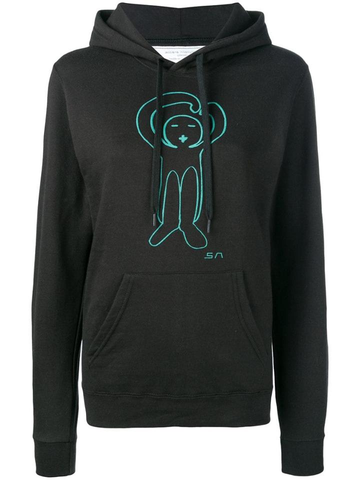 Société Anonyme Logo Printed Hoodie - Black