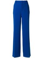 Joseph Flared Palazzo Trousers - Blue